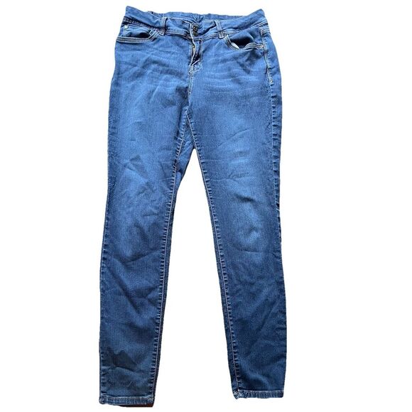 Wallflower Denim - Wallflower Instasoft Ultra Fit Skinny Denim Dark Blue Jeans Women's 13 Long